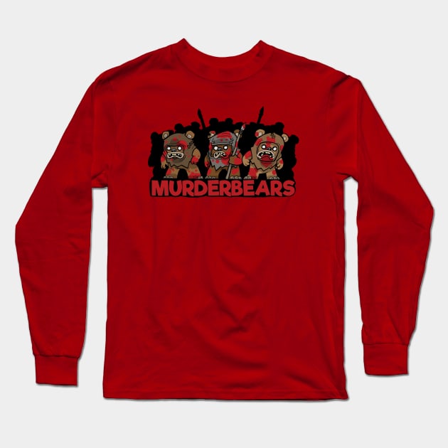 MURDERBEARS Long Sleeve T-Shirt by JoelCarroll